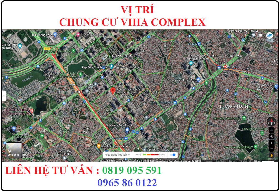 Vị trí chung cư Viha Complex - 107 Nguyễn Tuân