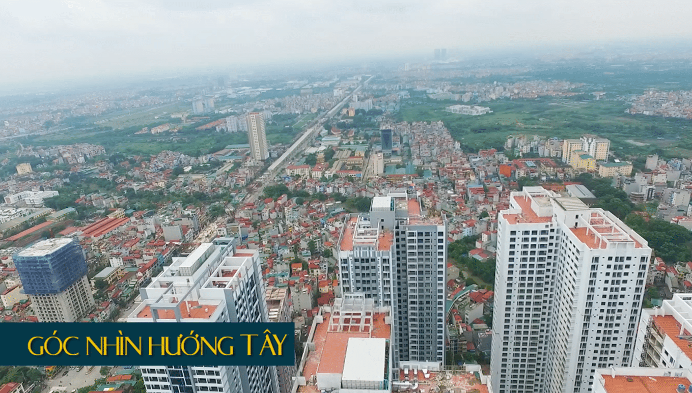 Tầm nhìn thực tế Dự án Goldmark City hướng Tây