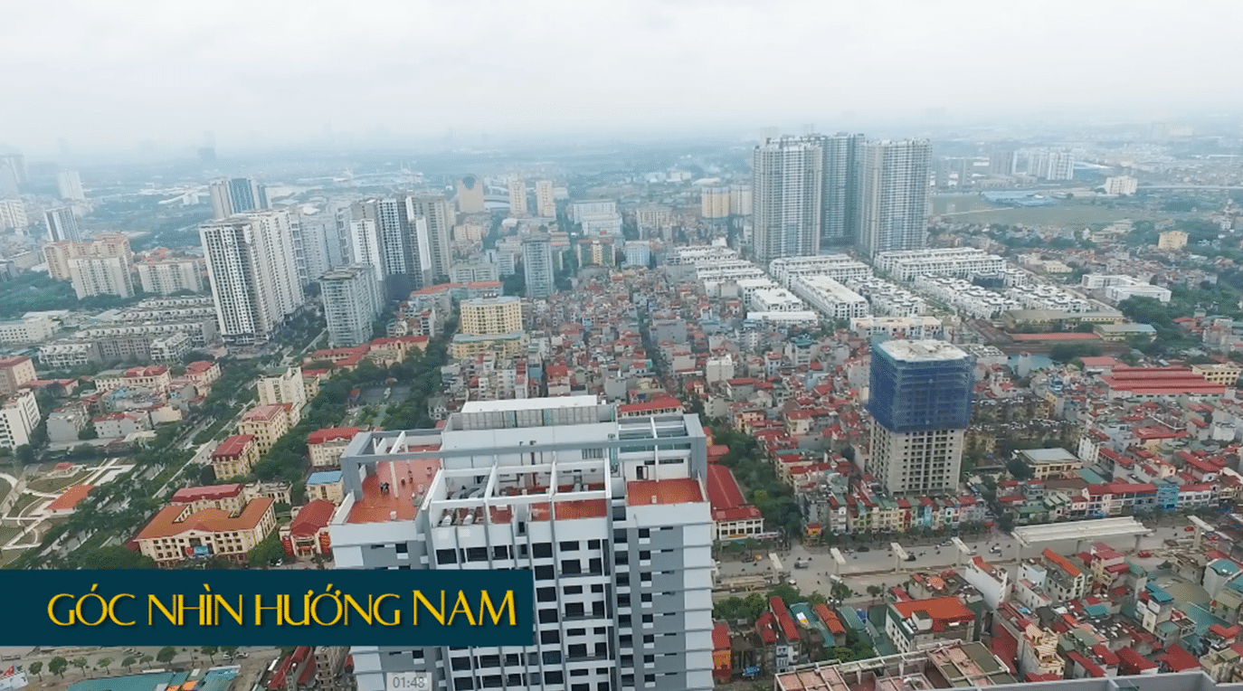 Tầm nhìn thực tế Dự án Goldmark City - hướng Nam