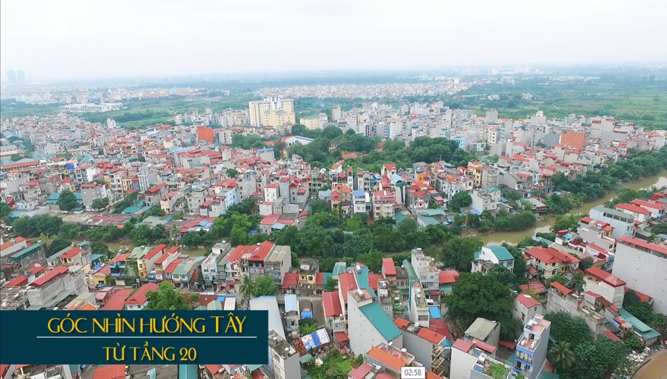 Tầm nhìn tầng 20 thực tế Dự án Goldmark City - TNR Sky Park