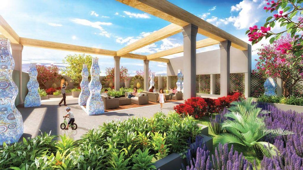 vườn cảm xúc dự án Chung cư TNR Goldmark City