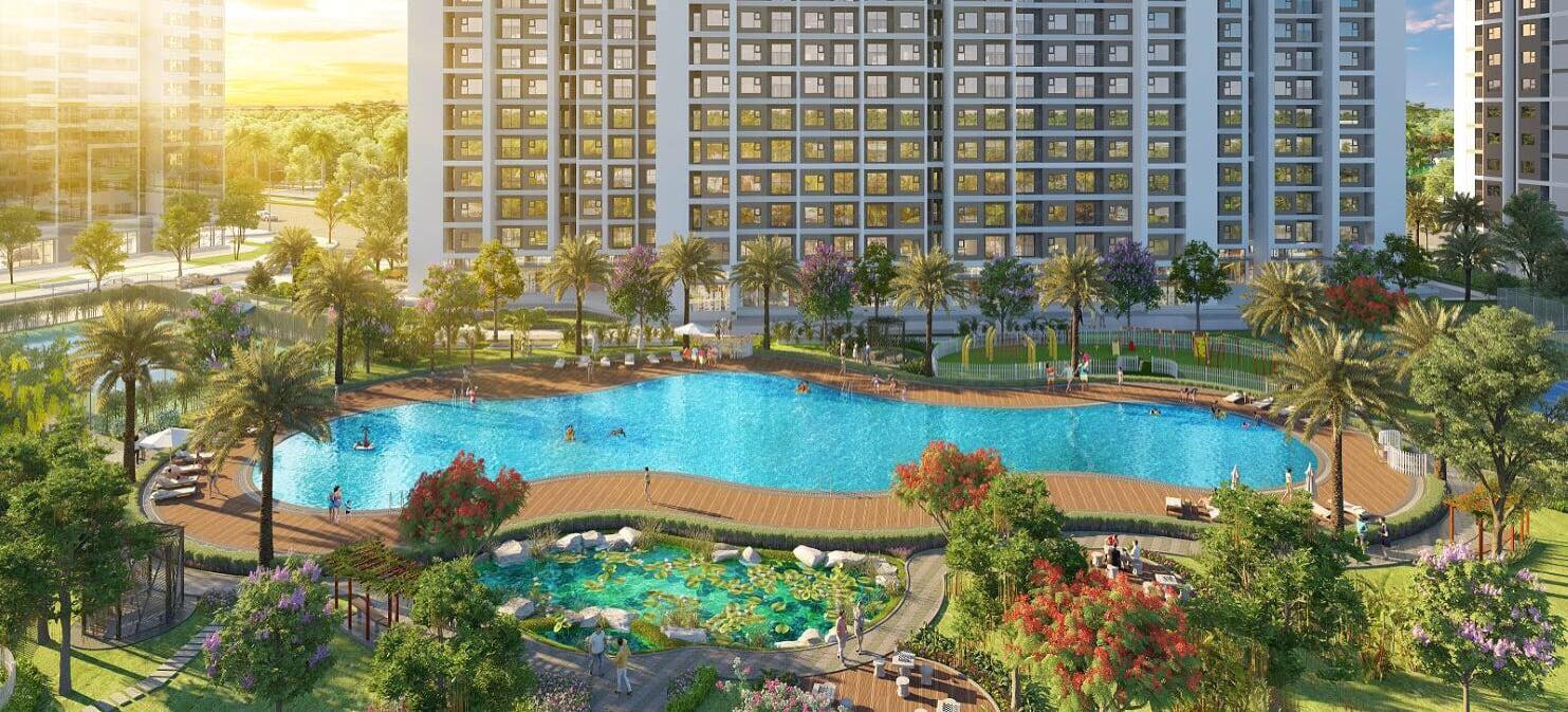 Bể bơi ngoài trời đẳng cấp số 1 tại Dự án Vinhomes Smart City