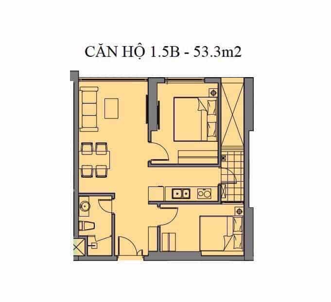 Căn hộ S08 và S17 Tòa S Dự án Mipec Rubik 360 Xuân Thủy